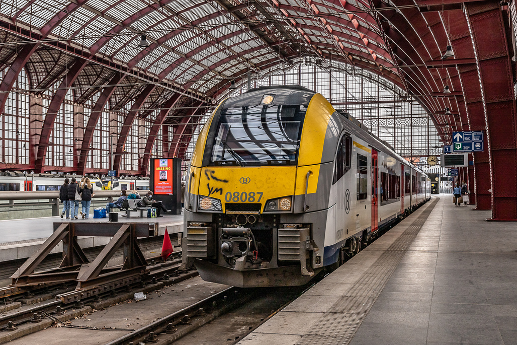 Yellow and Black Train in a Train Station